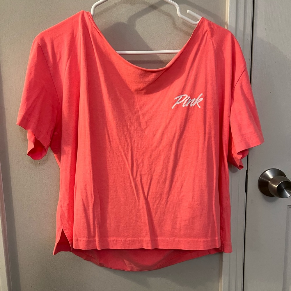 Neon pink crop top , PINK by VS